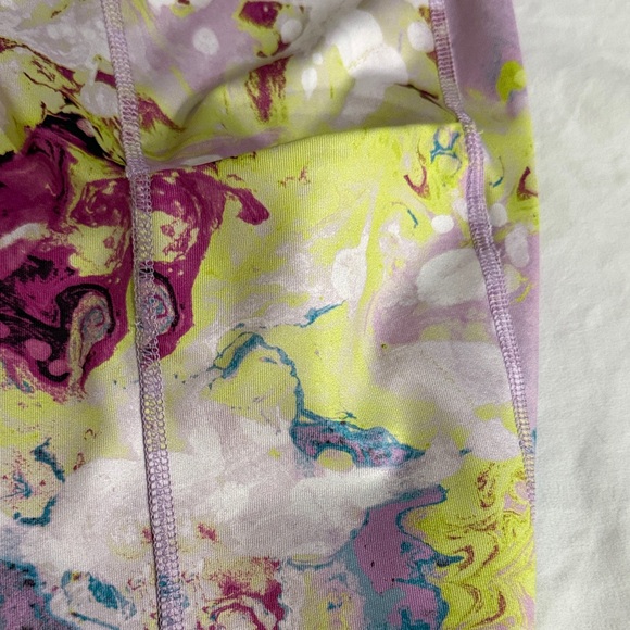 Tek Gear Multicolor Workout Leggings Yoga Capri Stretch Size XXL - Picture 4 of 12